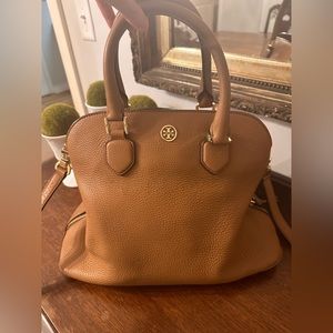Tory Burch Pebbled Robinson Crossbody Tote